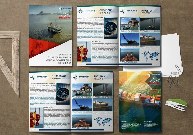 folder-institucional para empresas Offshore